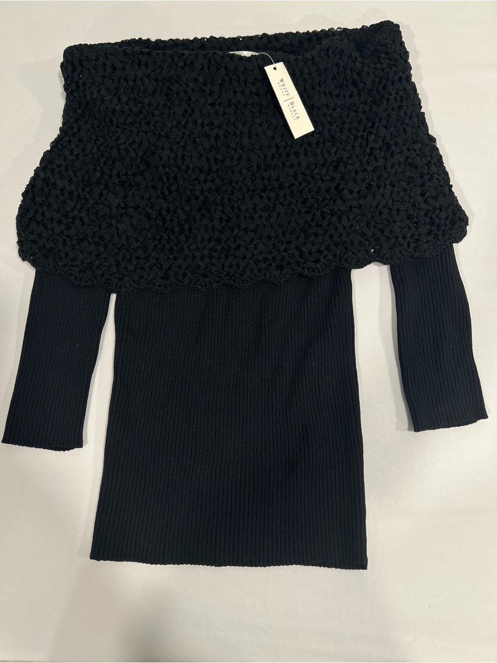 White House Black Market New With Tags Off-Shoulder Black Top